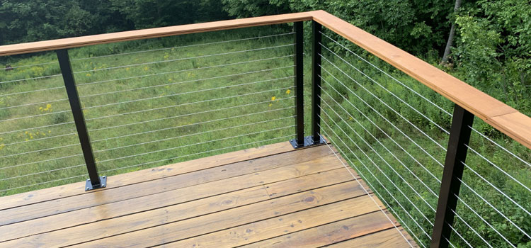 Installing Deck Cable Railing in Topanga, CA