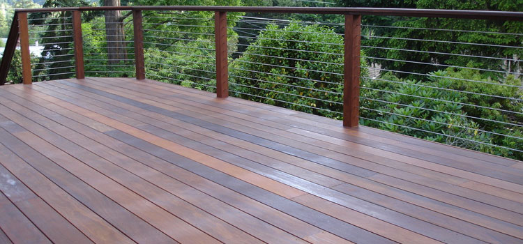 Installing IPE Decking in Topanga, CA